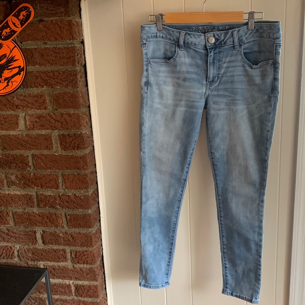 American Eagle super skinny low rise jeggings